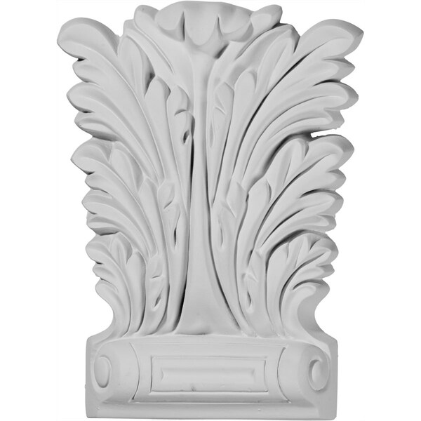 Ekena Millwork 4 3/4"W x 6 1/2"H x 1 1/8"P Oxford Center Onlay ONL04X06X01OX - main